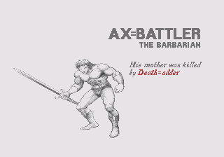 Ax Battler datos