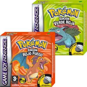 Pokémon Edición Verde Hoja y Rojo Fuego
