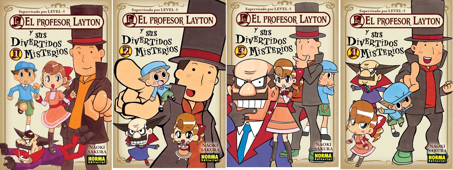 Profesor Layton PORTADAS