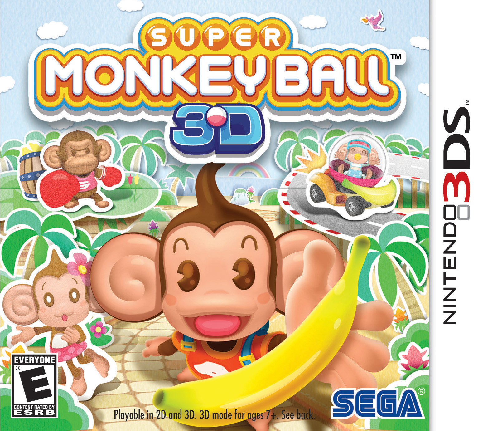 Super Monkey Ball Cover 3ds
