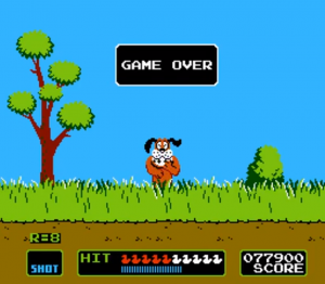 duck hunt - game over