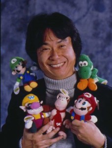 Señor Miyamoto en sus años mozos.